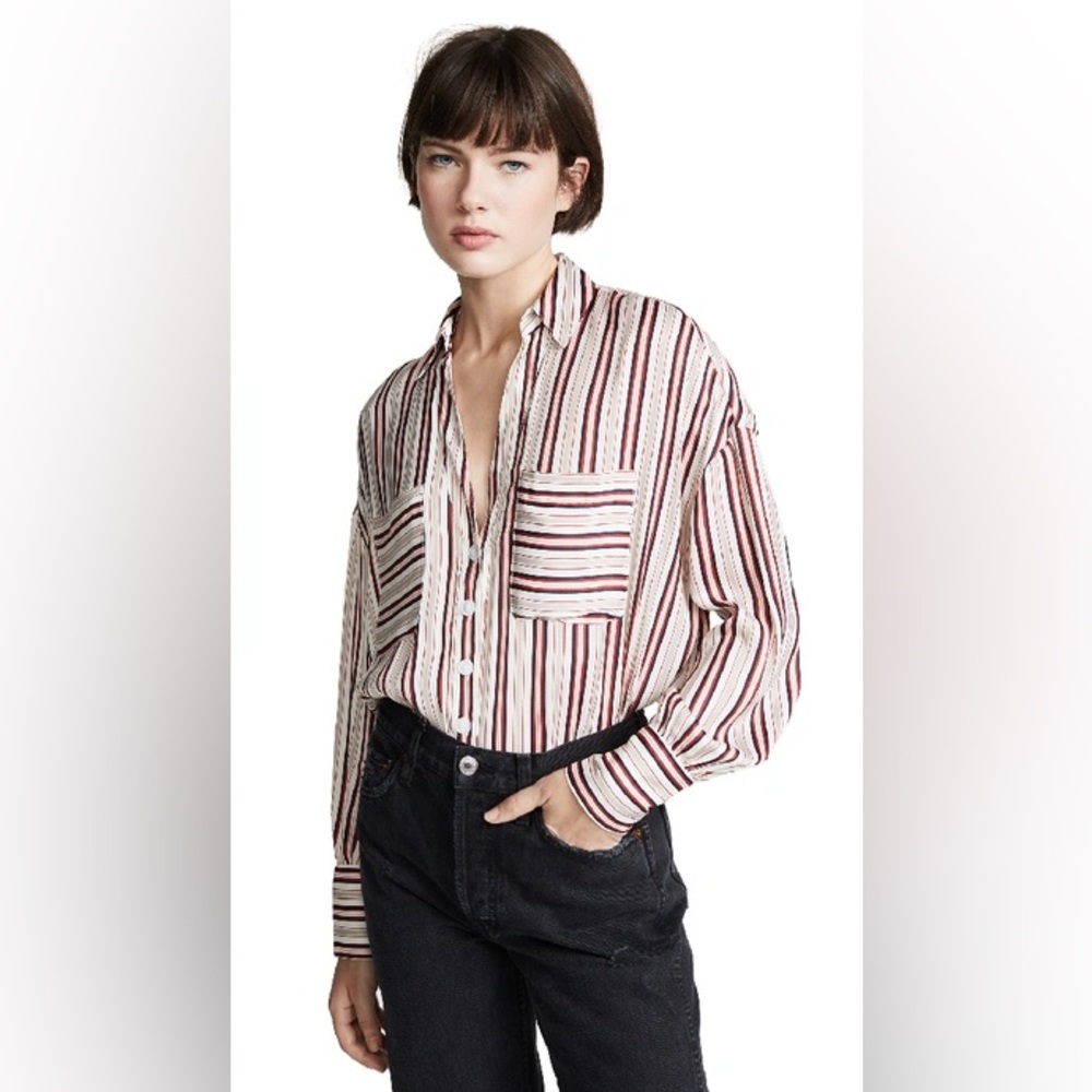 Free People Women's Mad About You Button Down Shirt